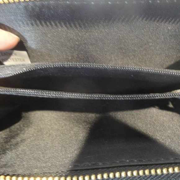 Joy Mangano Black Wallet with buckle clasp to add a Classy look 2 zipper… - Picture 6 of 7